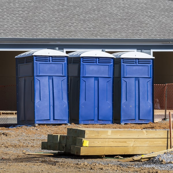 do you offer hand sanitizer dispensers inside the porta potties in Powellton